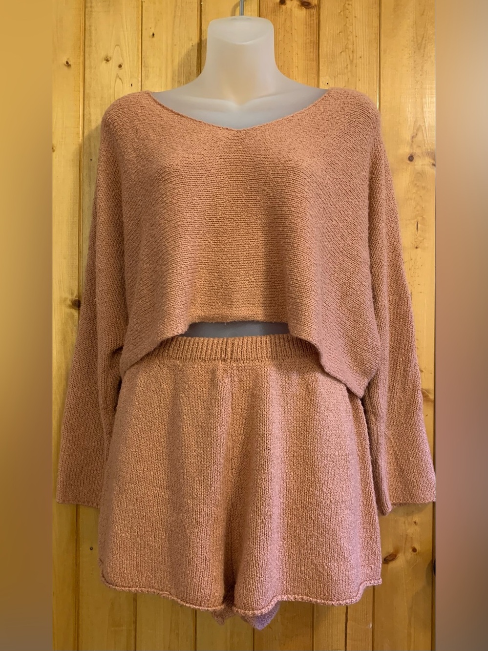 Forever 21 Coral Sweater Set